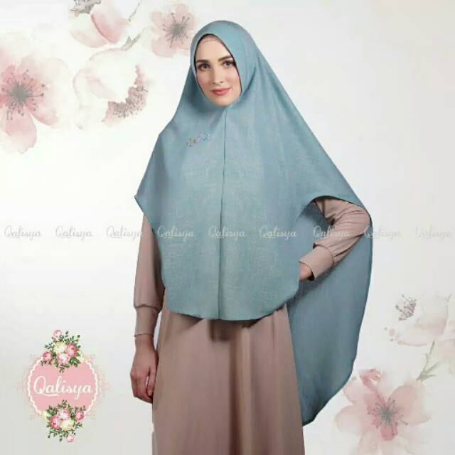 Khimar UMAIZA by QALISYA/khimar jilbab kerudung pad antem pet antem jumbo pet sabit pad sabit
