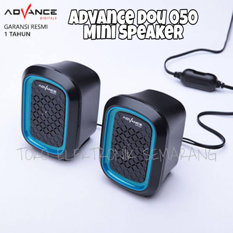 ADVANCE MINI DIGITAL SPEAKER DUO 050 USB PC LAPTOP SUPER BASS