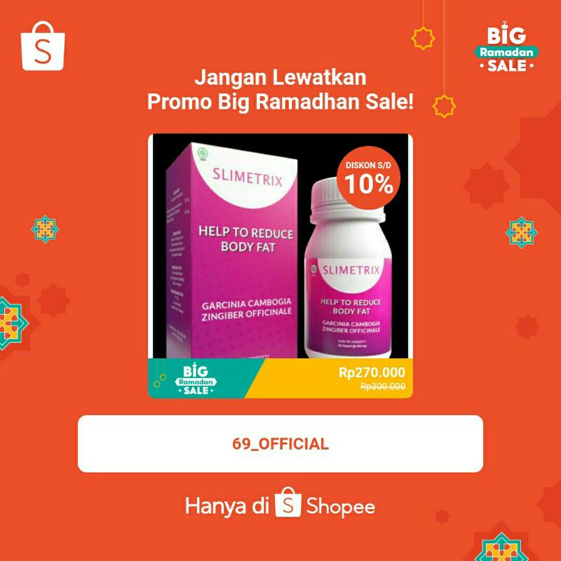 SLIMETRIX PELANGSING BADAN AMPUH