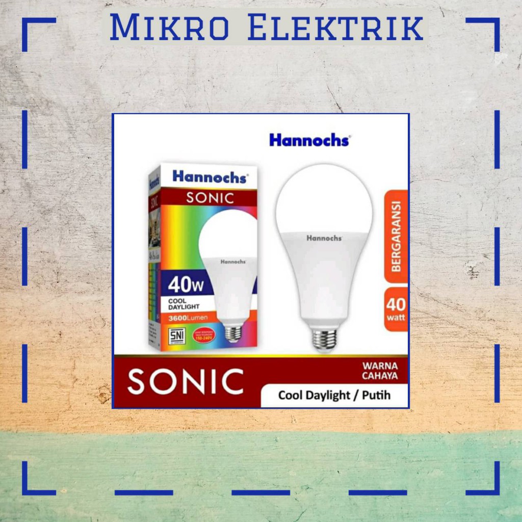 Lampu Led Hannochs Sonic 40 Watt