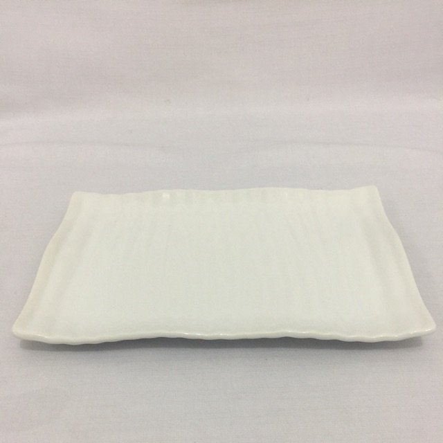 Piring kue keramik leonex segi panjang / segi empat
