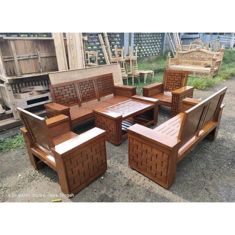 Meja Kursi Tamu Bata Modern MInimalis