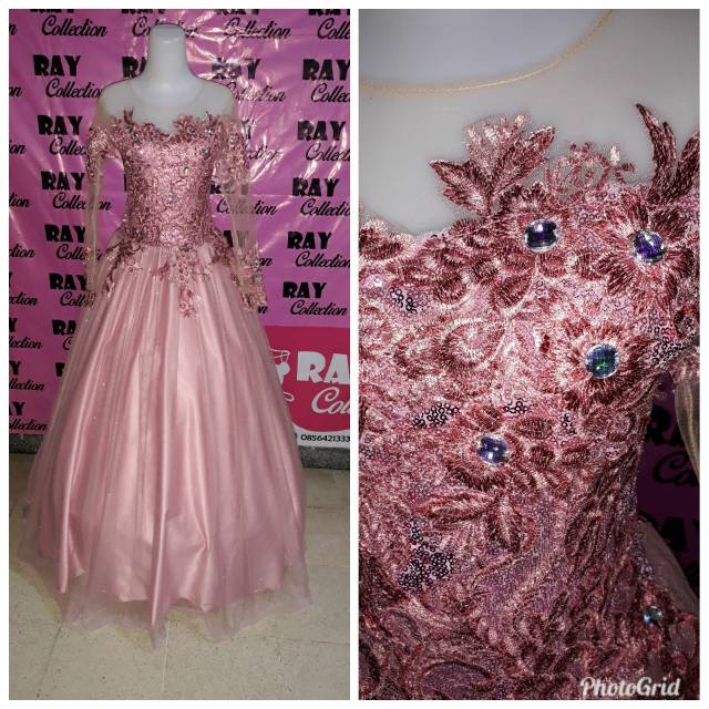Gaun pesta/longdress/gaun kebaya/gaun dress