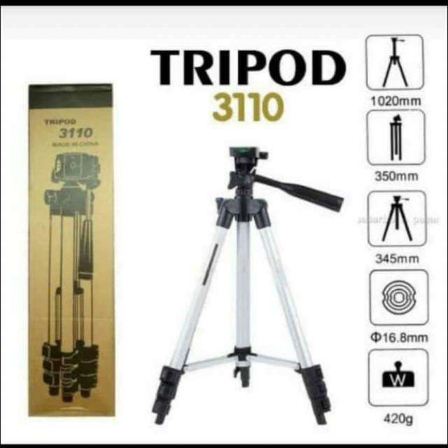 [600 gram] Tripod 3110A Weifeng Untuk HandPhone Dan Kamera Free Hold U COD Tripod 3120-3110A