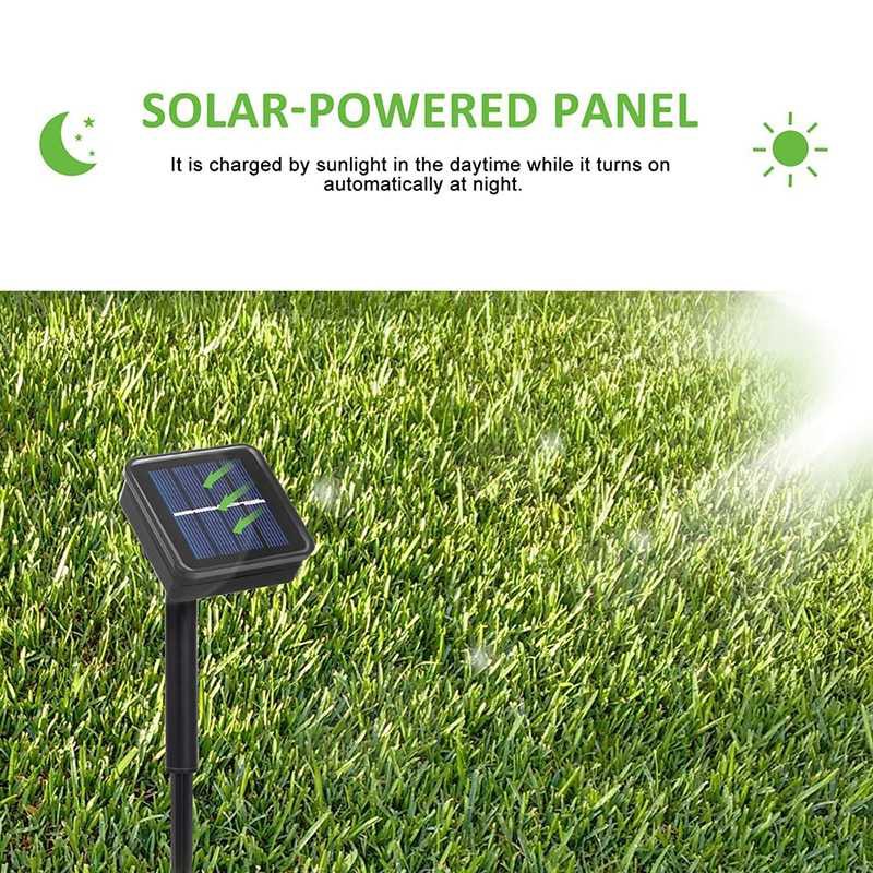 TaffLED Lampu Hias Dekorasi USB Powered 100 LED 10M Solar Panel - M071