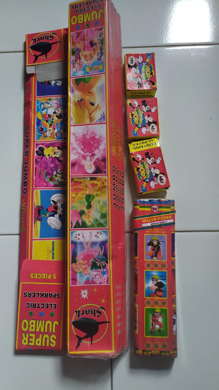 Air Mancur Besar/kecil Hujan Perak 10pcs