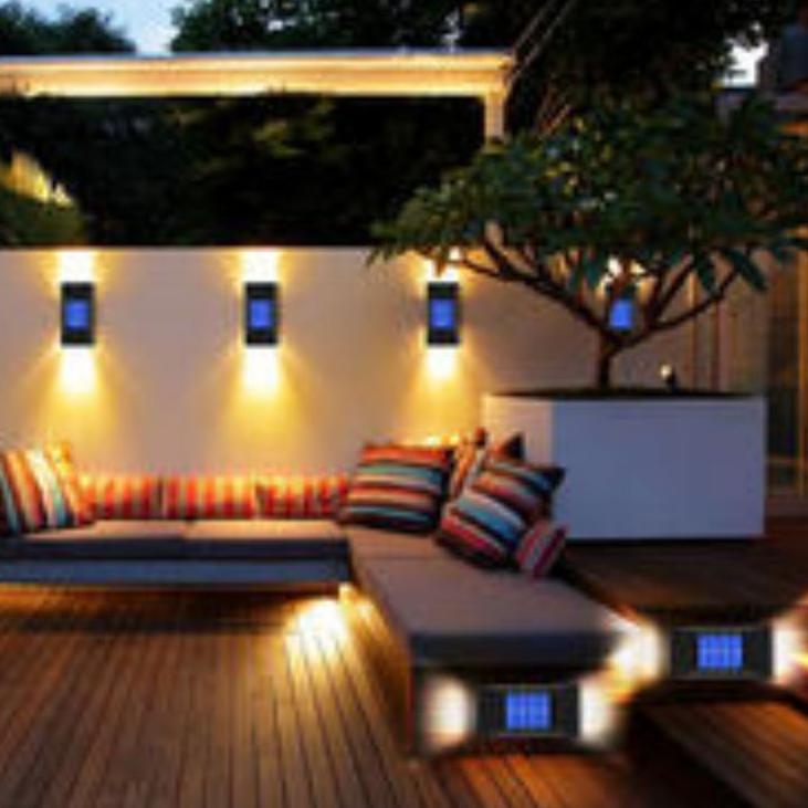 (PALING DIMINATI) lampu dinding hias tenaga ( Surya ) galaxy ori