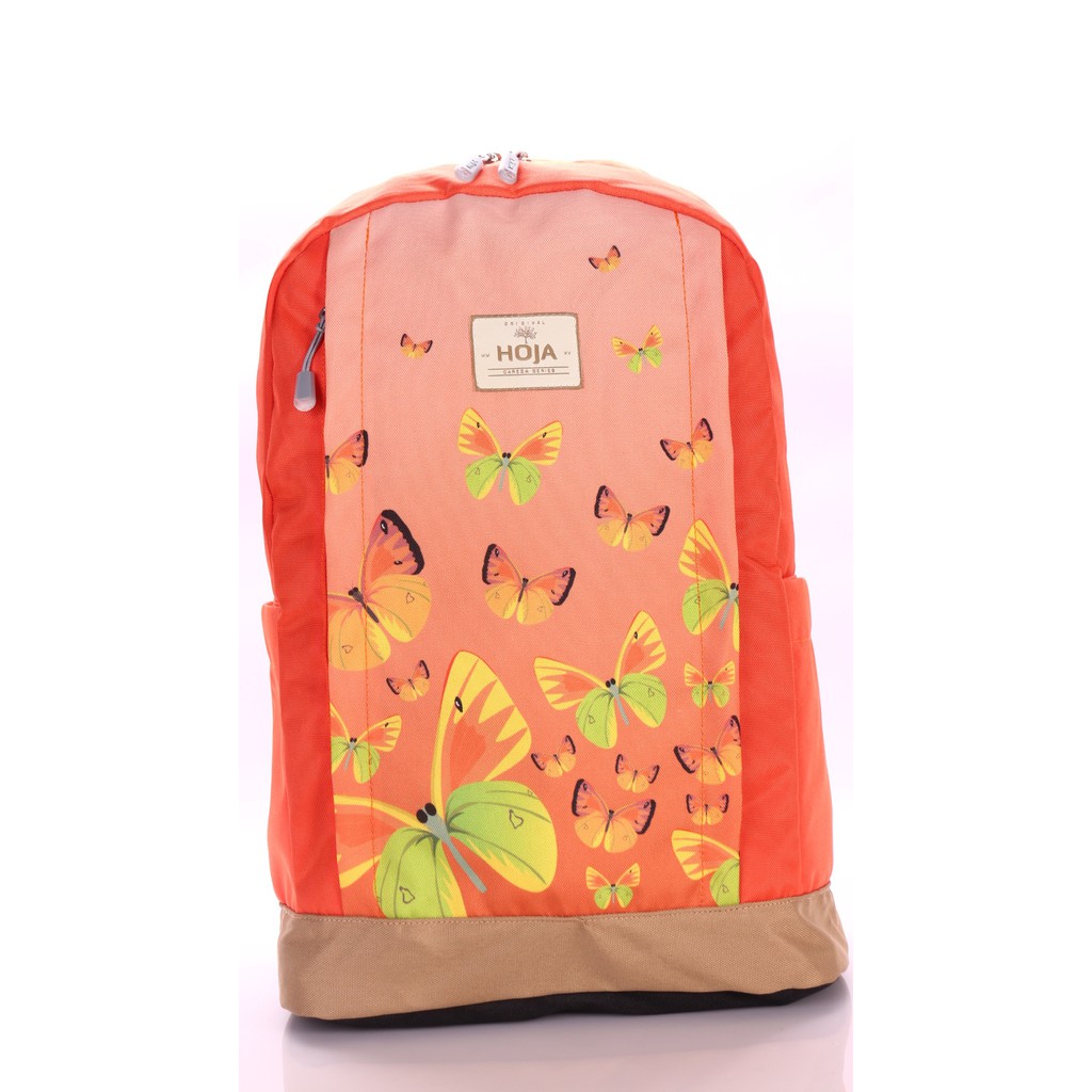 HOJA Kaleya Orange FREE Rain Cover Tas  Punggung Ransel 