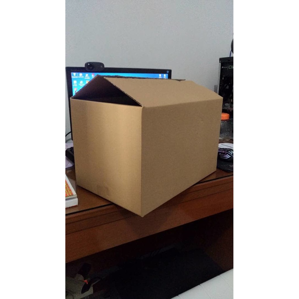 KARDUS BOX PACKING POLOS DUS KOTAK UKURAN 39X26X24,5