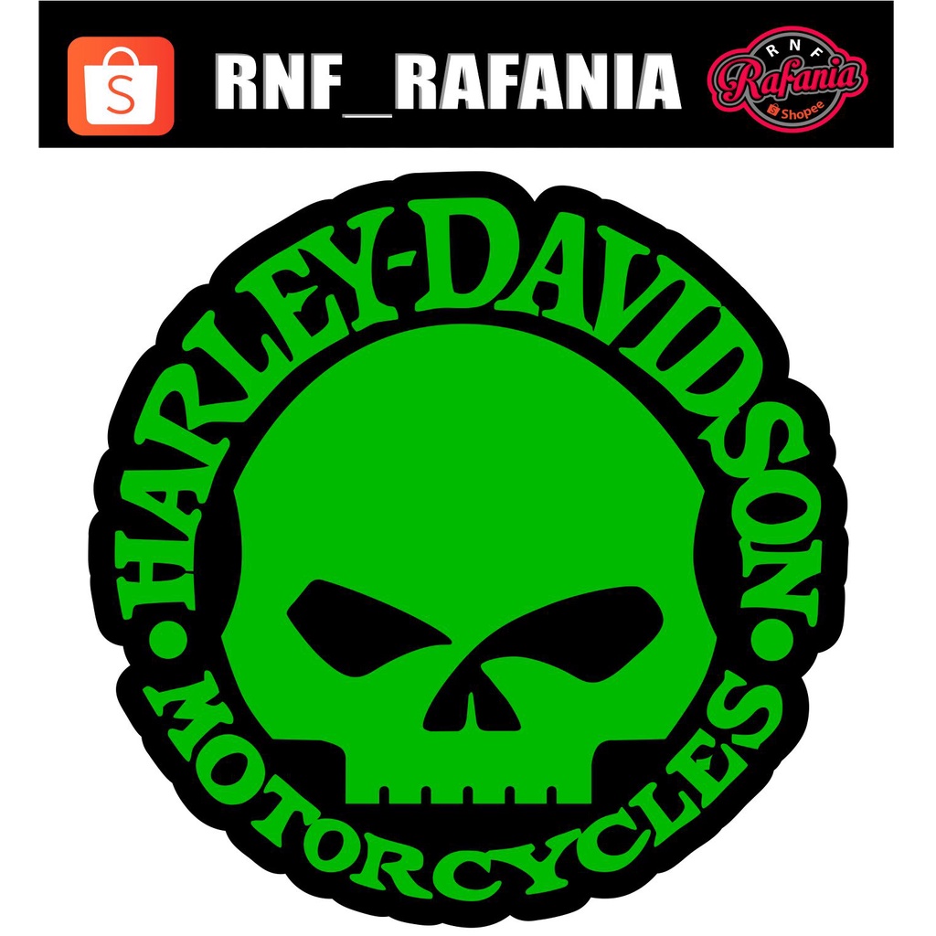 Stiker Harley Davidson tengkorak sticker cutting sticker mobil sticker part 2