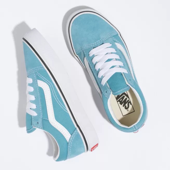 NEW Sepatu Anak Vans Oldskool Sepatu Sneakers Pria Wanita Blue