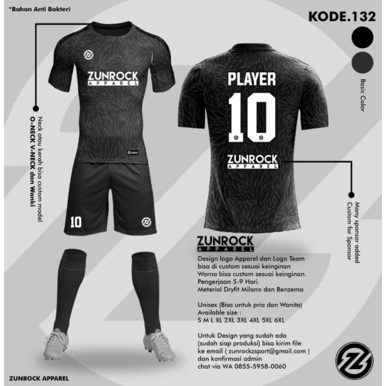 baju olahraga jersey futsal bola volly badminton basket sepeda pria printing custom nama setelan
