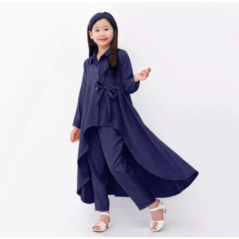 long set tunik anak terbaru kekinian // setelan anak perempuan terbaru