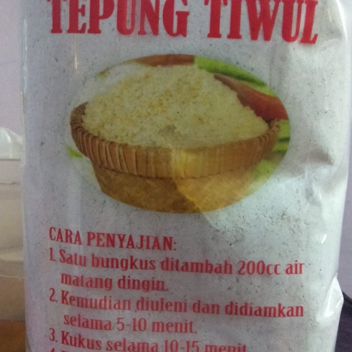 

D02D1 Tepung Gaplek Tiwul Netto 900Gr - Putih Da01D100