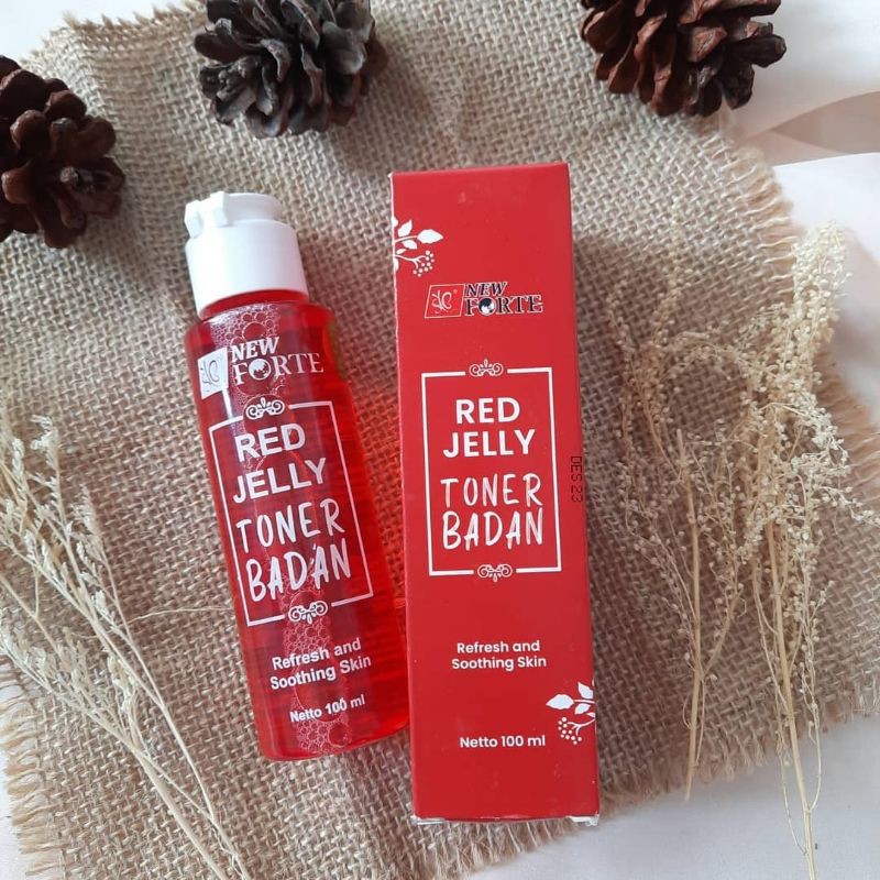 BISA COD - TONER BADAN RED JELLY SYB ORIGINAL BPOM