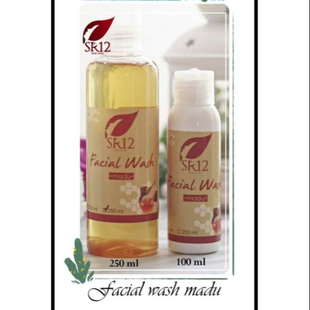 SR12 FACIAL WASH MADU