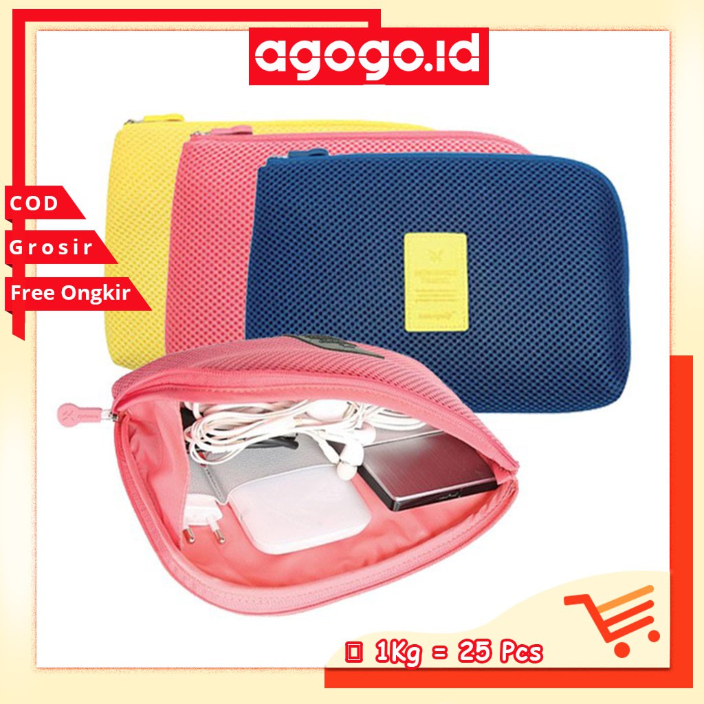 AGG-137 Dompet travel pouch /  Organizer cable pouch travel