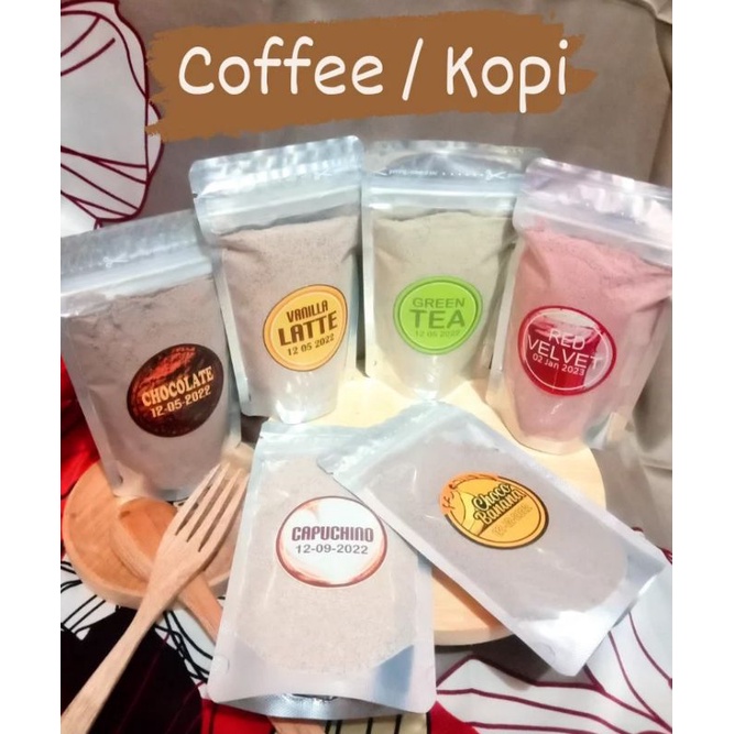 

KOPI BUBUK MINUMAN POWDER DRINK PAKET SAMPLE 100gr VARIAN