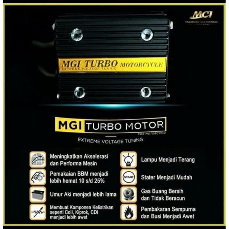 MGI Turbo motor penghemat pengirit bahan bakar no box