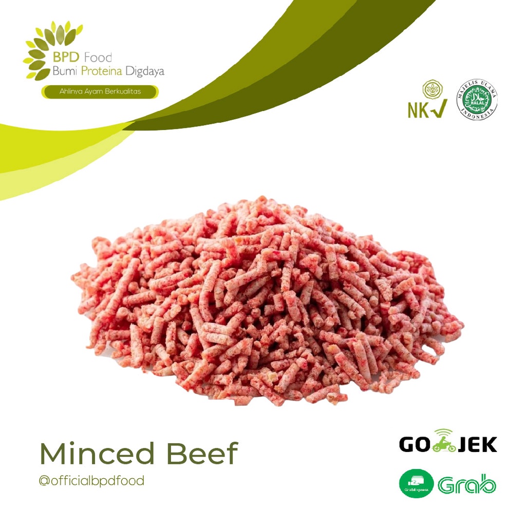 

DAGING SAPI GILING MURNI 500GR - MINCED BEEF IMPORT AUS HALAL PREMIUM