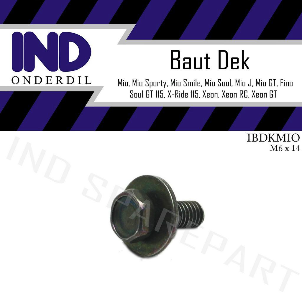 Baut-Baud Dek-Deck-Bordes Body-Bodi M6x15-6x15-6 x 15-M6 Mio Lama-Sporty-Smile-Soul-J-GT/Fino