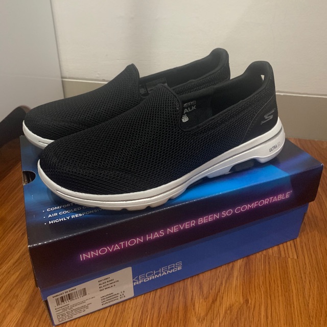 Skechers GOwalk 5 Women's Walking Shoes - Black White