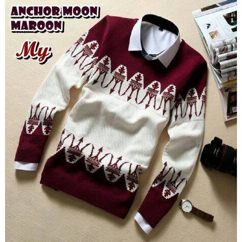 Sweater Rajut Pria ANCHOR 7 get Hight Quality