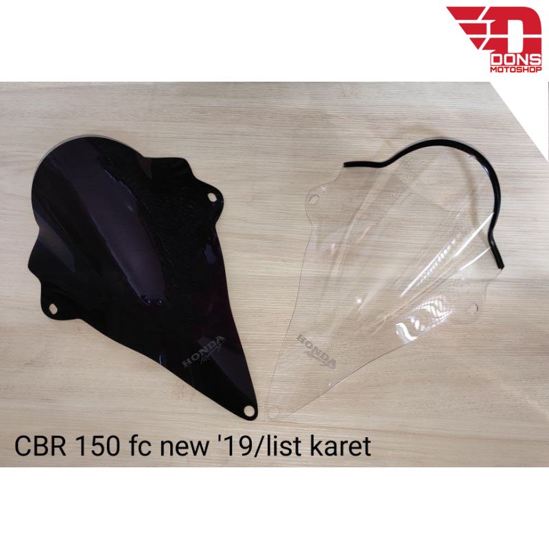 Visor/Windshield CBR FC new 2019/K45N, list karet Berkualitas