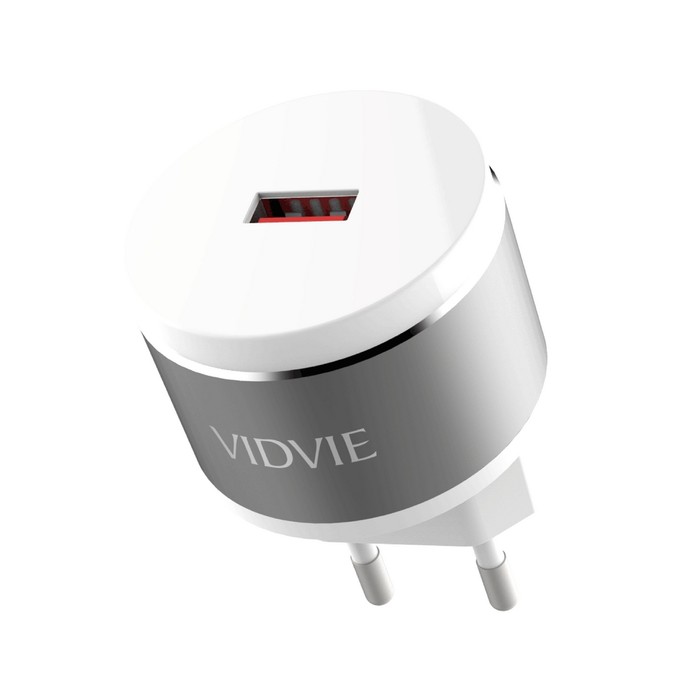 Charger VIDVIE Qualcomm Quick Charge 3.0 with type-c cable PLE211 Q - Travel charger