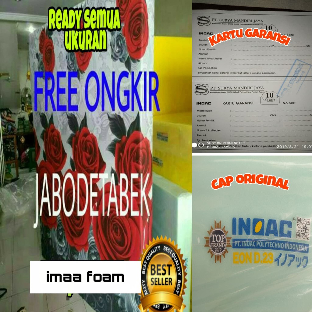 KASUR INOAC NO 2 FREE ONGKIR JADETABEK