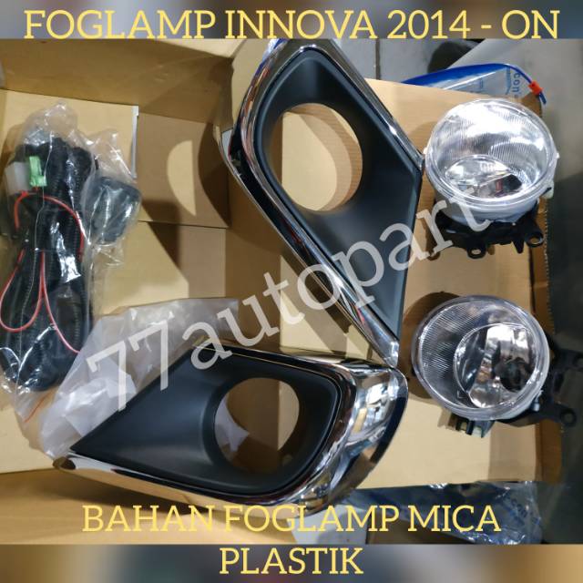 Lampu kabut foglamp innova 2014 ON mica plastik