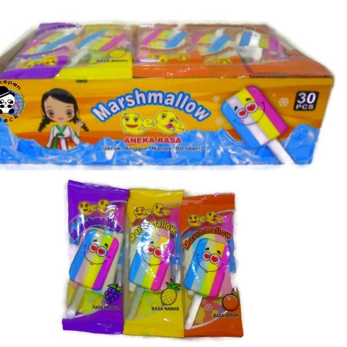 

Waktu terbatas Marshmallow Ice Cream Lollipop Box isi 30 pcs