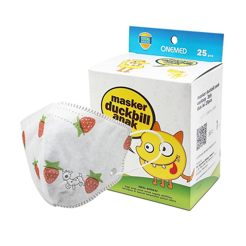 One Med Masker Duckbill Anak Karet Sensi [3 ply] MM