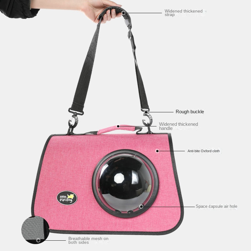 Waterproof Pet Carrier Transparent Bag Tas Peliharaan Travel Anjing Kucing / Pet Cargo / Tas Anjing Kucing/TAS RANSEL KUCING