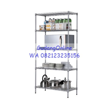Krisbow Rak Besi Serbaguna 5 Tingkat