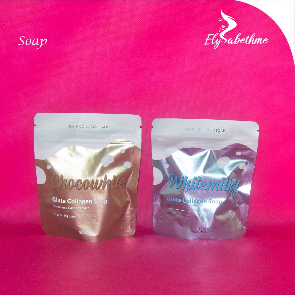 ✿ELYSABETHME✿ gluta collagen sabun by beautetox face soap pemutih kulit instan thailand super