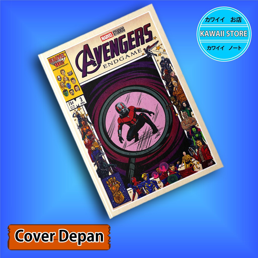 

Notebook / Pocket book Hard Cover Marvel AVENGERS ANTMAN uk A5 & A6 / Notes Book