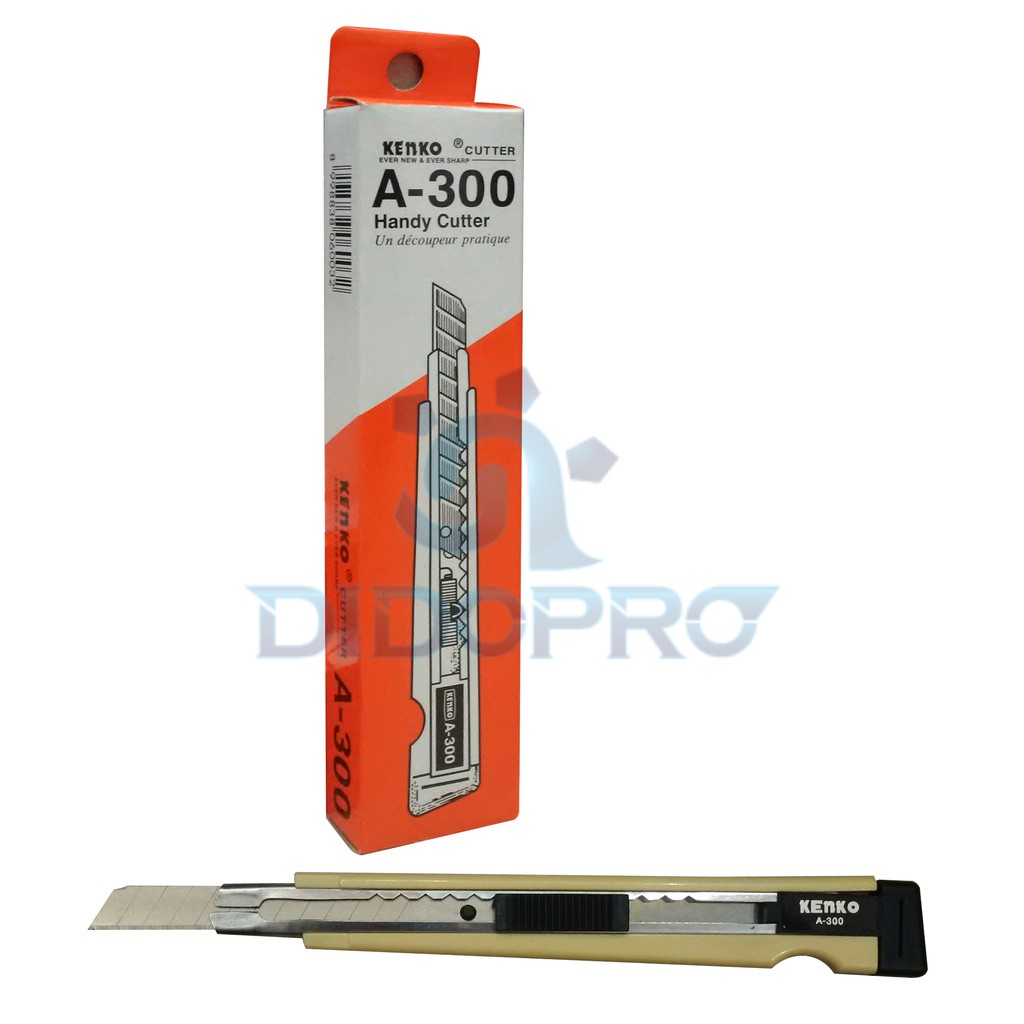 

Cutter A-300 Kenko Kecil ATK / Pisau Cutter / Pisau Potong