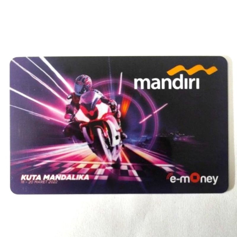 Mandiri eMONEY Seri KUTA MANDALIKA ORI /Like eTOLL Tapcash Flazz or Brizzi