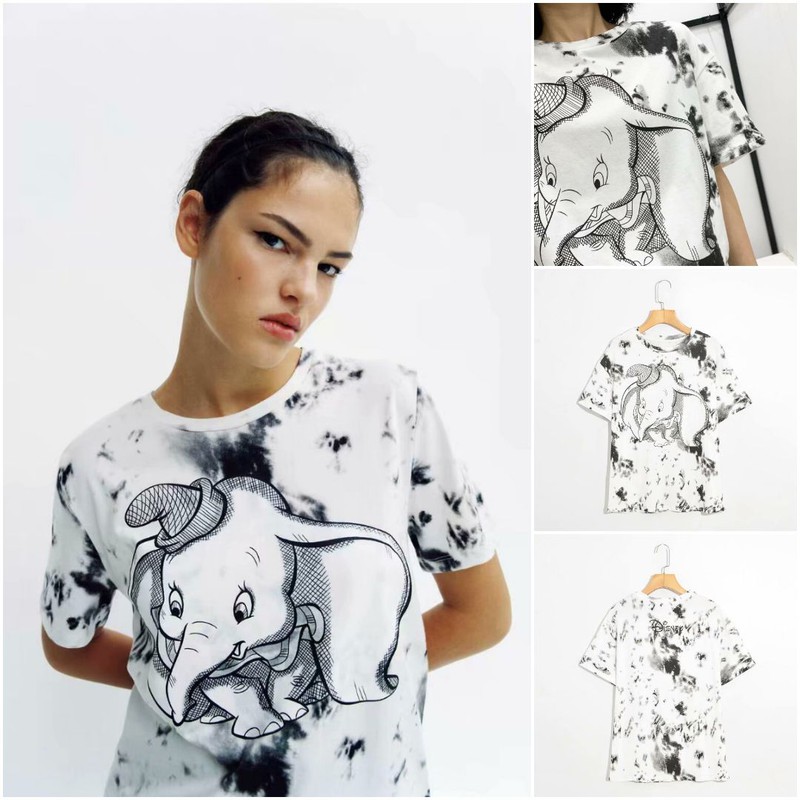 59011 White Dumbo Top / Kaos Putih Gajah Dumbo