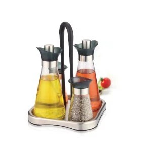 TEMPAT BUMBU SPICE JAR 4pcs+RAK OX-323 OXONE 323497