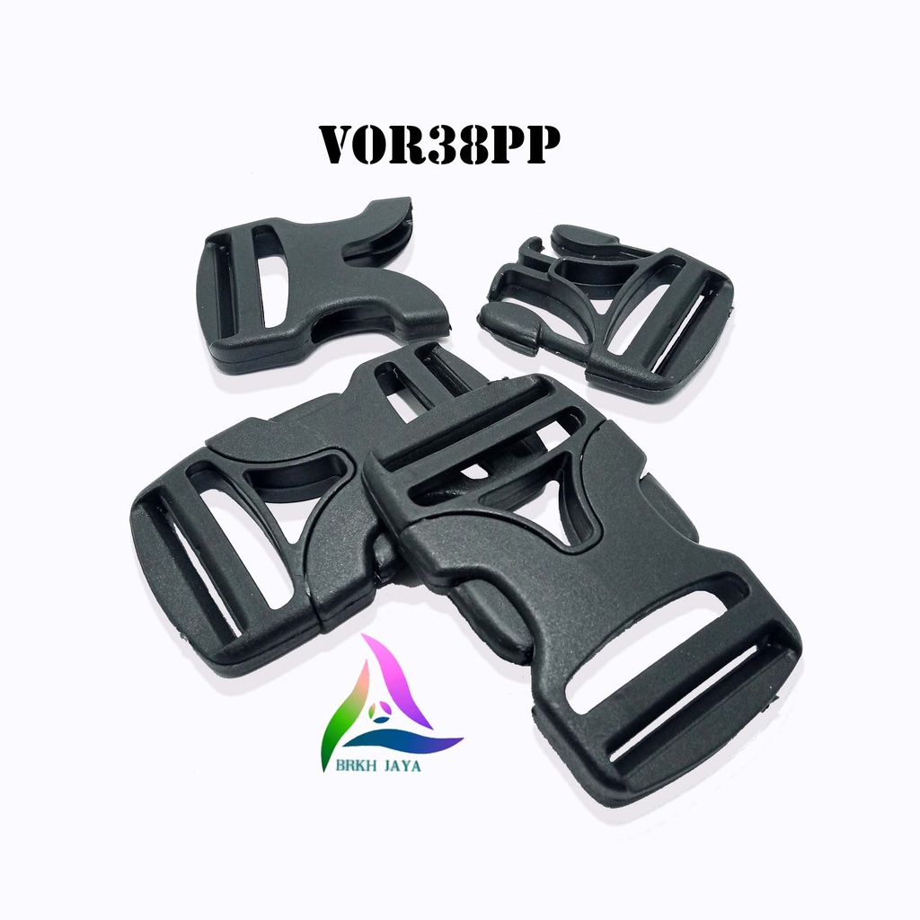 KUNCI SODOK TAS 3.8 CM / SLOT TAS PLASTIK BUCKLE POLYPROPLYNE