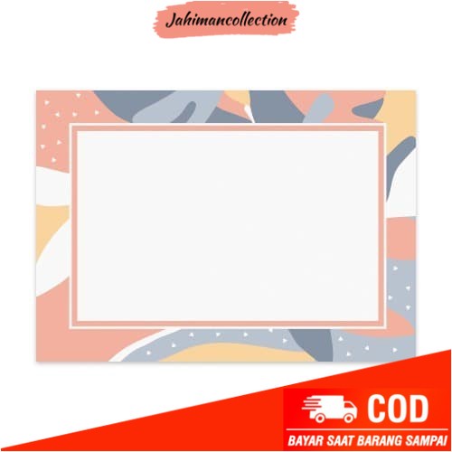 

✨ BISA COD ✨ Note Card Vanilla Blush Set of 6