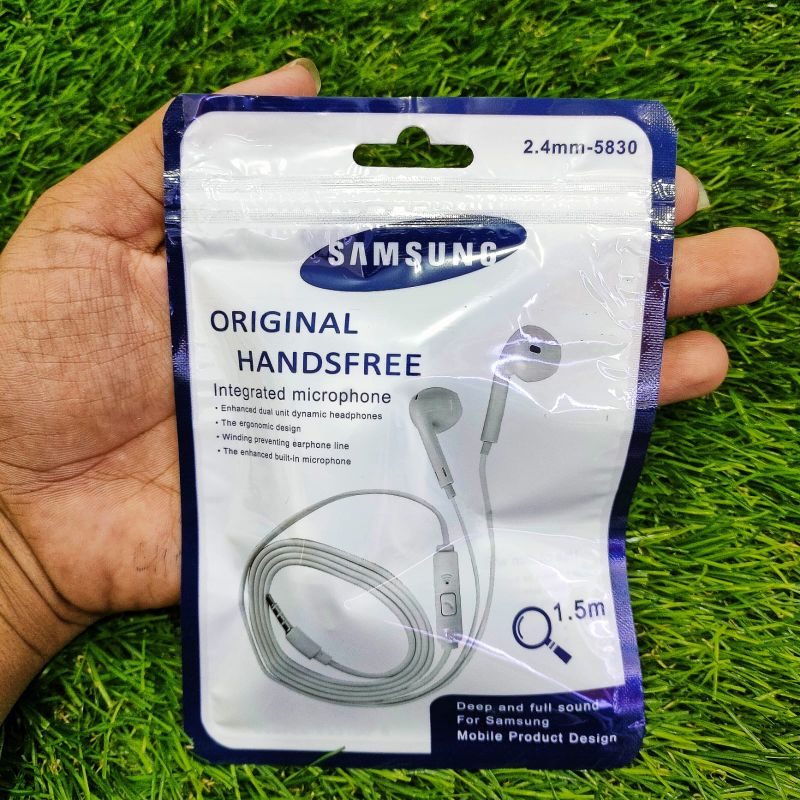 EARPHONE/HEADSET HD SOUNDS STEREO COMPATIBLE OPPO/SAMSUNG/REALME HIGH QUALITY