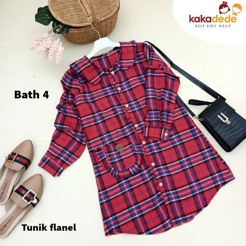 TUNIK FLANEL KAKADEDE