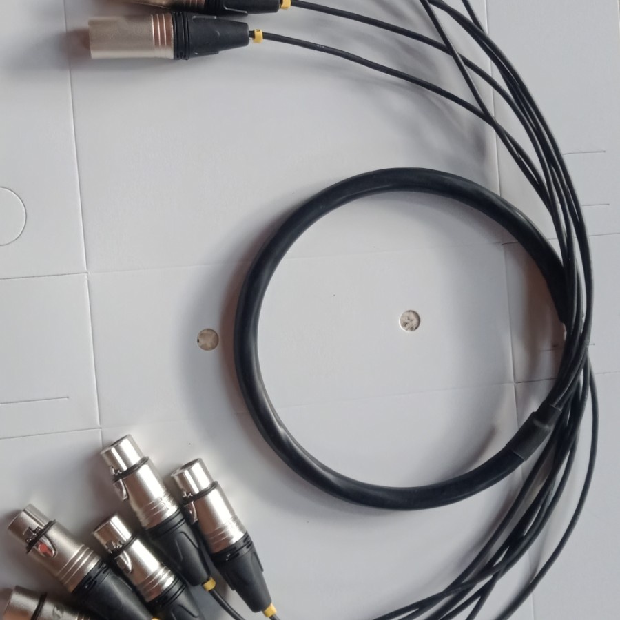 Jual kabel snake isi 6/kabel snake 6ch xlr male-female lengkap 1.5M ...