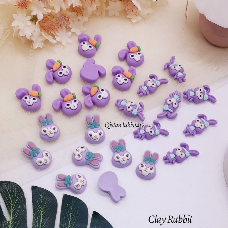 Clay Rabbit Purple