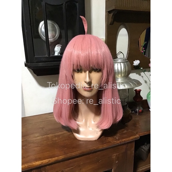 Anya Forger wig Cosplay Spy x family Anya wig SPYXFAMILY smoke pink halloween