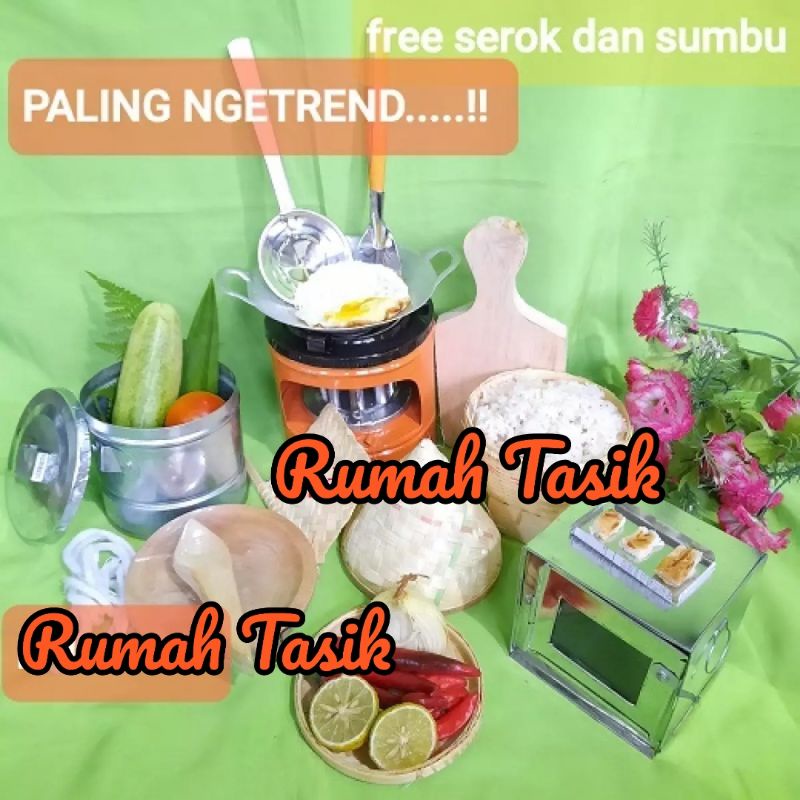 Mainan Kitchen Set Mainan Masak Masakan Tradisional Paket A1 Oven Kukus