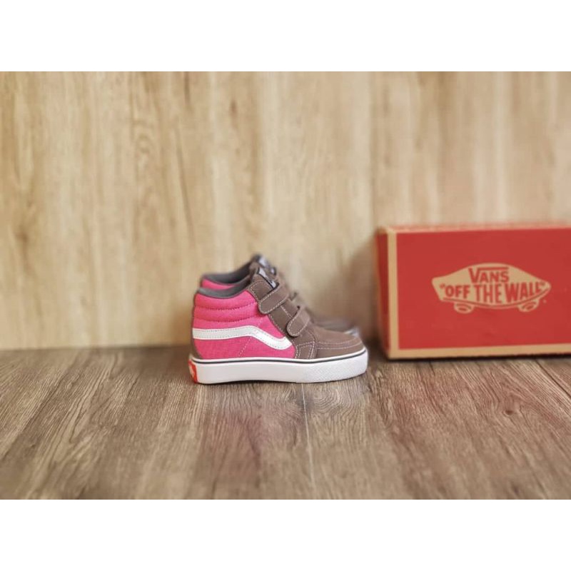 Sepatu Anak Vans Sk8 High Pink Size 25 - 31 Premium Quality